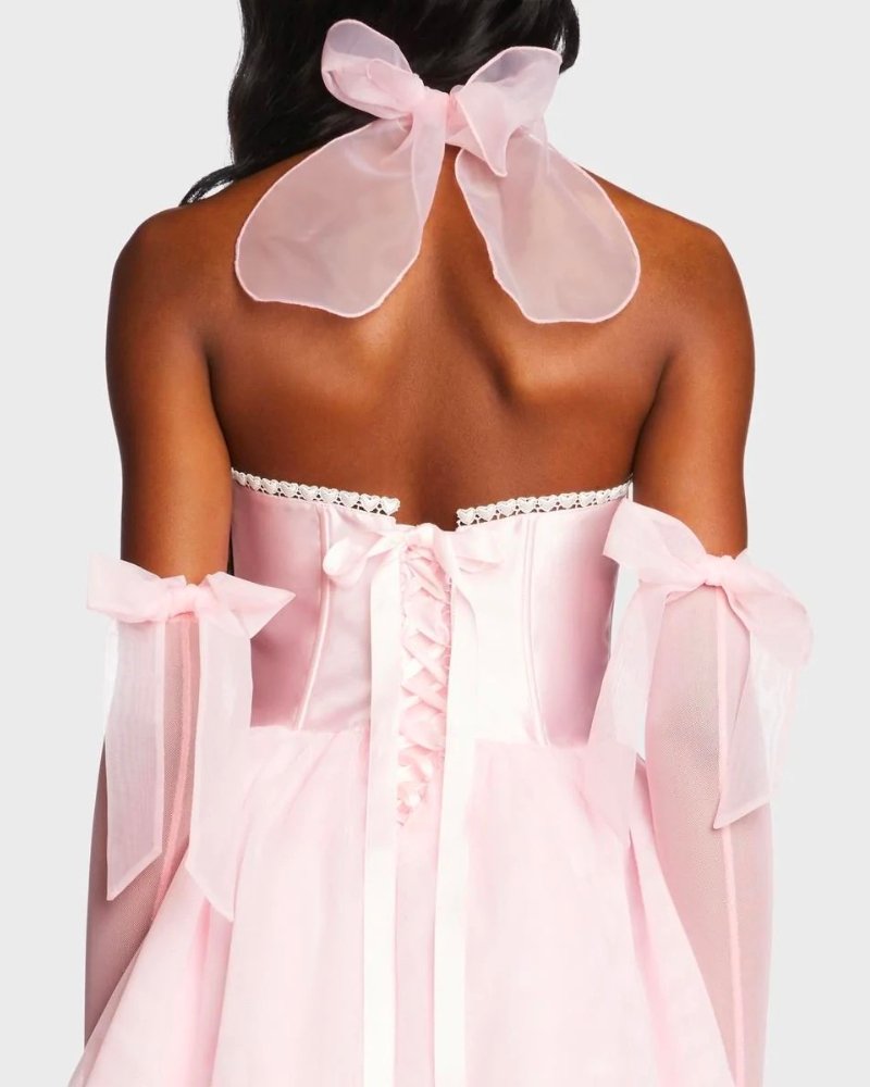 American sugar thrillz pink corset dress Dream Of You – SoulWears